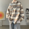 Load image into Gallery viewer, [PPG Series]★Outerwear★ 2color Jacket Unisex Men's Plaid Lasha Casual ML XL 2XL
