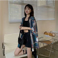 Load image into Gallery viewer, [Fish Series]★China style happi coat★ Tops Unisex Retro Cool Summer Loose Print Unique
