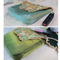 Load image into Gallery viewer, [Shimizu Kei Series]★China style bag★ 4color chain shoulder blue green cute embroidery original easy to match
