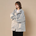 Load image into Gallery viewer, [FKZ Series]★Jacket★ 2color outerwear unisex men's blue gray spring clothes ML XL 2XL casual
