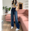 Load image into Gallery viewer, [SANMUZI Series] ★Denim Pants★ Bottoms Trousers Ladies Fashion Spring Summer Blue Blue
