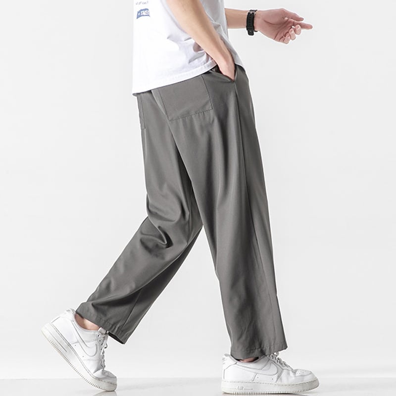 [BIGEMAN Series] ★Casual Pants★ 4color Nine-quarter-length Bottoms Pants Unisex Men's Large Size Plain Spring/Summer