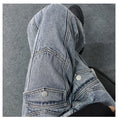 Load image into Gallery viewer, [YANDAN Series]★Denim pants★ 3color bottoms pants unisex men's large size slimming
