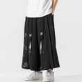 Load image into Gallery viewer, [Adoki series]★China style pants★ Gaucho pants unisex men's black black large size
