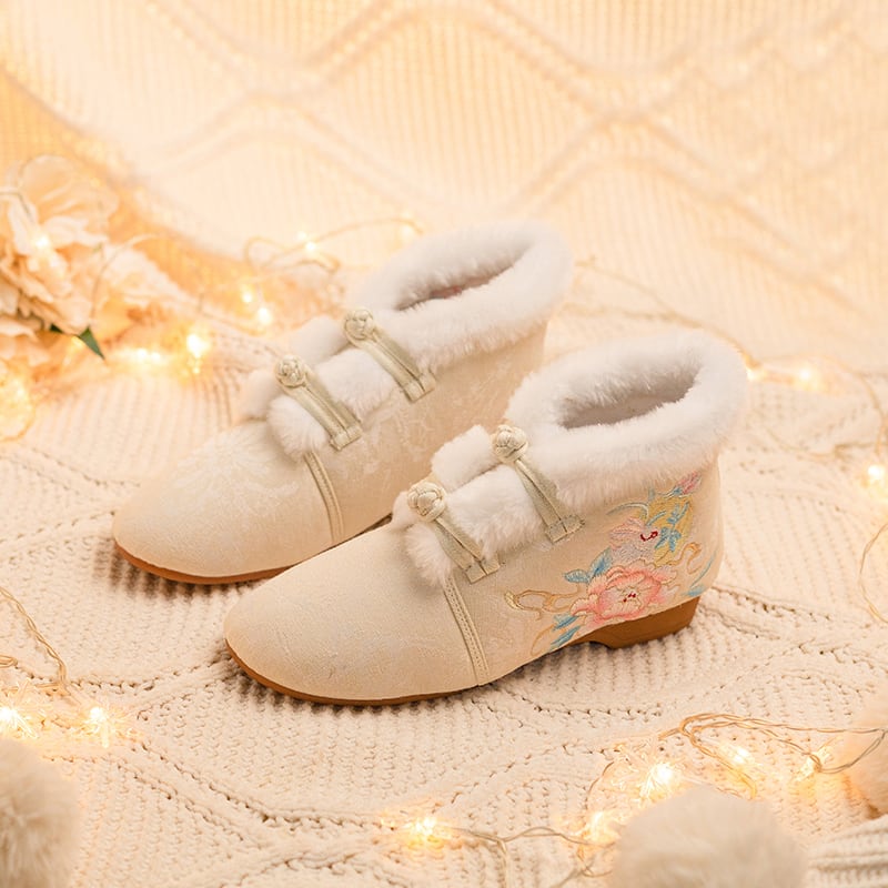 [Kumobatanosari series] ★Embroidered shoes★ Chinese shoes 11 types available to choose from Floral pattern Size 35-40 Cute autumn/winter shoes