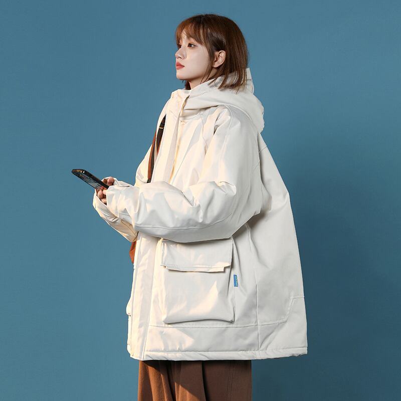 [Morimoto Series]★Winter Coat★ Cotton Coat Outerwear 2color Thick Warm Unisex Men's Casual