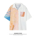 Load image into Gallery viewer, [ANAMONE STUDIO Series]★Shirt★ Unique Tops Short Sleeve Shirt Unisex Men's Thin Cool White White
