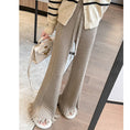 Load image into Gallery viewer, [Furin Series] ★Casual Pants★ 3color Knit Bottoms Casual Pants S M L XL Fringe
