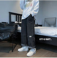 Load image into Gallery viewer, [Minatojima Impression Series] ★Denim Pants★ 2color Gray or Blue Unisex Fashion Super Cheap Casual Easy to Match
