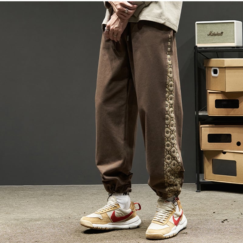 [Hkoimzen Series] ★Casual Pants★ 2color Pants Bottoms Switchable Unisex Men's Coffee Color Beige