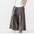 Load image into Gallery viewer, [Shu Han Ink Series]★China style pants★ 3color gaucho pants, vertical stripes, unisex, men's, loose, large size
