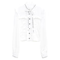 Load image into Gallery viewer, [YIYI Series] ★Shirt★ Tops 2 colors Women's fashion Improves temperament Easy to match White Black
