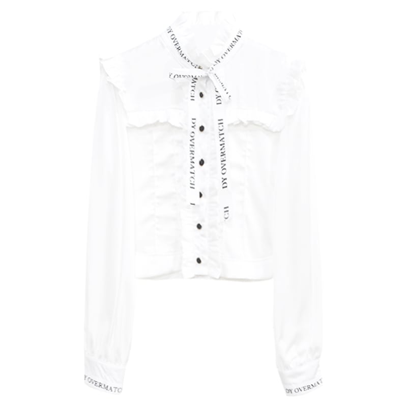 [YIYI Series] ★Shirt★ Tops 2 colors Women's fashion Improves temperament Easy to match White Black