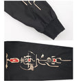 Load image into Gallery viewer, [Kyoto Series]★China style pants★ Embroidered black black unisex casual pants SML XL 2XL
