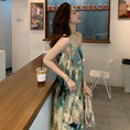 Gallery viewerに画像を読み込む, 【Kwokfookシリーズ】★ワンピース★ 油絵風 可愛い 夏服 涼しい 旅行 海辺 デート 遊園地 合わせやすい
