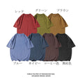 Load image into Gallery viewer, [BIGEMAN Series]★T-shirt★ Tops 7color Unisex Men's Large Size Retro Plain Simple
