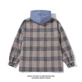 Load image into Gallery viewer, [BIGEMAN Series]★Jacket★ Outerwear 2color Unisex Men's Large Size Hooded Plaid Pattern
