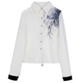 Load image into Gallery viewer, [Dust Smoke Cloud Dream---Picture Series] ★China style shirt★ Tops, Chinese clothes, bamboo, long sleeve shirt, everyday wear, ink pattern, cute, easy to match
