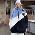 Load image into Gallery viewer, [Style Series] ★Outer★ 2color jacket unisex men's color scheme black blue sports style
