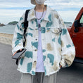 Load image into Gallery viewer, [YESE Series]★Jacket★ Denim Outer Print Graffiti Retro Unisex Men's Stylish
