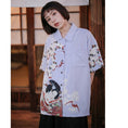 Load image into Gallery viewer, [Yangji Great Dream Series] ★China Style Shirt★ Tops People Print Short Sleeve Shirt Cute Cool Summer Clothes
