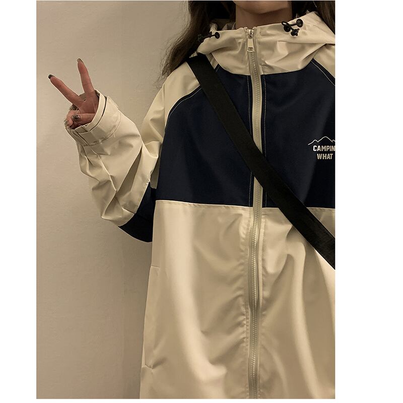 [SENSU Series]★Jacket★ 3color outerwear unisex men's color scheme beige green navy casual