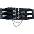 Load image into Gallery viewer, [Yuwei Series]★Belt with chain★ Accessories Small items Black Easy to match Unique and stylish
