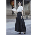 Load image into Gallery viewer, [BAIRIMENG Series]★China style skirt★Bottoms Window skirt Chinese elements Chinese clothing Black Black Long length
