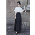 Load image into Gallery viewer, [BAIRIMENG Series]★China style skirt★Bottoms Window skirt Chinese elements Chinese clothing Black Black Long length
