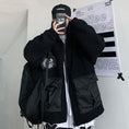 Load image into Gallery viewer, [Style Series] ★Outerwear★ Jacket Unisex Men's Black Loose Casual Thick Warm ML
