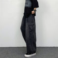 Load image into Gallery viewer, [MGJM Series]★Denim Pants★ 2color Pants Bottoms Unisex Men's Casual Street Blue Black
