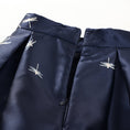 Load image into Gallery viewer, [MOERBEN Series]★Skirt★ Bottoms High Waist Dragonfly Print Large Size Navy Blue
