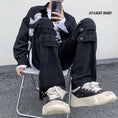 Load image into Gallery viewer, [YOILIN Series] ★Denim Pants★ Casual Pants 2color Unisex Men's Large Size Blue Black
