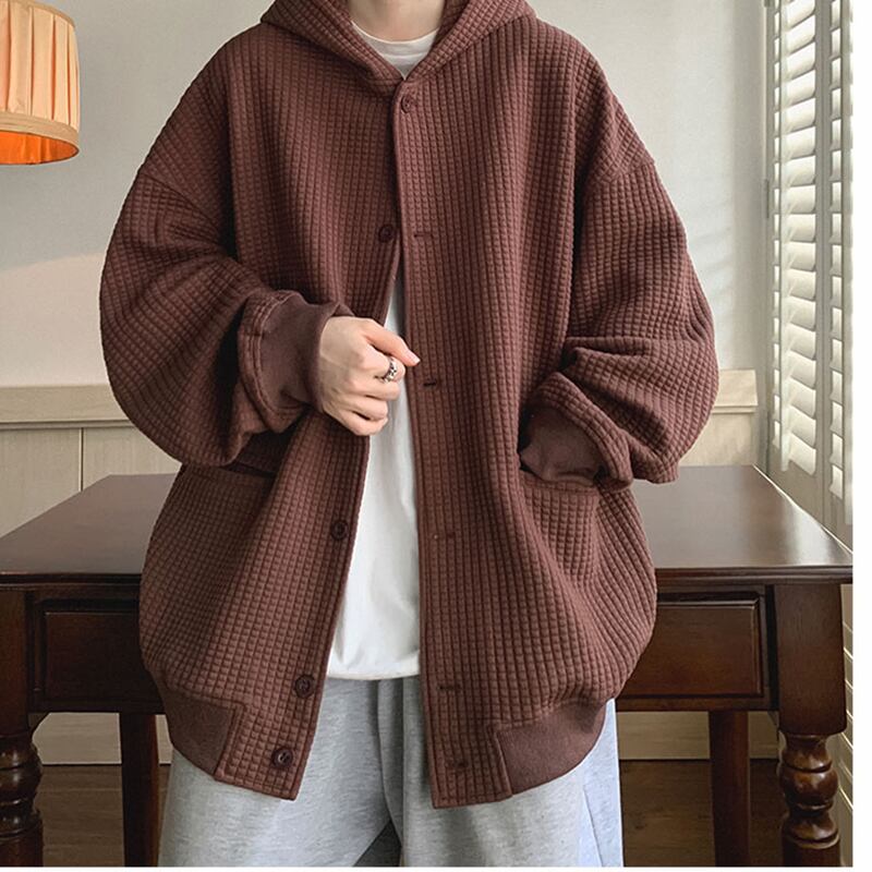 [V37 Series] ★Outer★ 3color Jacket Unisex Men's Casual Apricot Blue Coffee Color