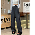 Load image into Gallery viewer, [YIREN Series]★Casual Pants★ 2color Bottoms Trousers Gaucho Pants Women's Gray Black
