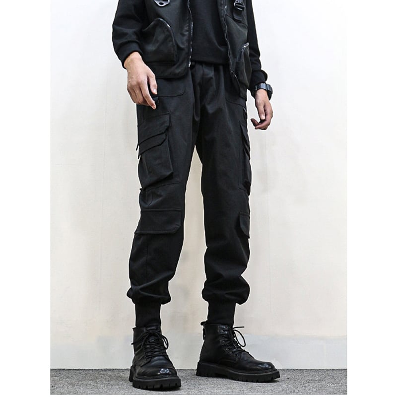 [CHENSHU Series] ★Casual Pants★ Bottoms Trousers Men's Easy to Match Black SML XL 2XL