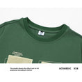 Load image into Gallery viewer, [HTTAOSUP Series]★T-shirt★ 3color Tops Short Sleeve Shirt Unisex Men's Green Black Beige
