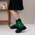 Load image into Gallery viewer, [TIDEPLAY series]★Socks★ 5color 2 pairs Flower Rabbit White Black Green Cute Easy to match White Black Green
