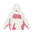 Load image into Gallery viewer, [GUOCHAO Series] ★Sweater★ 2color Tops Parka Unisex Men's Switching Retro Gray White
