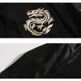 Load image into Gallery viewer, [JUNYI Series]★China style T-shirt★ Tops 2color Unisex Men's Large Size Embroidery Thin Dragon
