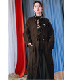 Load image into Gallery viewer, [Kokaishan --- Wakagi Gin Series] ★China style coat★ Cardigan long length knit outerwear
