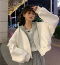 Load image into Gallery viewer, [Insufficient Moe Series] ★Outer★ 2color Jacket Faux Layered Hat Removable Women's White Black
