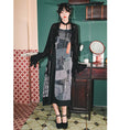 Load image into Gallery viewer, [Kokaisha---Senmugin Series] ★China style outerwear★ Lace happi coat original black black easy to match
