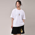 Load image into Gallery viewer, [Mumuki Series]★China style T-shirt or shorts★Short sleeve T-shirt Letter pattern 3color Unisex Men's Large size
