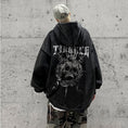 Load image into Gallery viewer, [Wong Port Series] ★Parker★ Tops Unisex Men's Skull Large Size Cool Harajuku Style
