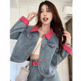 Load image into Gallery viewer, [KEKELI Series]★Setup Single Order★ Outerwear or Skirt with Belt Denim Cute Spring Clothes
