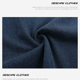 Load image into Gallery viewer, [DESCHPE Series]★Denim Shirt★ POLO Shirt Tops Unisex Men's Embroidery Alphabet Blue Blue
