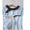 Load image into Gallery viewer, [Chaiyuan Series] ★Chinese style tops★ Shirt Improves temperament Improved Tang suit Thin Republic style Blue Blue Summer clothes
