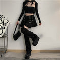 Load image into Gallery viewer, [Style Series] ★Skirt + Pants Tube★ Bottoms Unique Black Black Fashion Slimming SML XL
