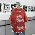 Gallery viewerに画像を読み込む, 【KCSJシリーズ】★半袖Tシャツ★ レトロ風 5color トップス Tシャツ 男女兼用 メンズ 大きいサイズ  グラデーション
